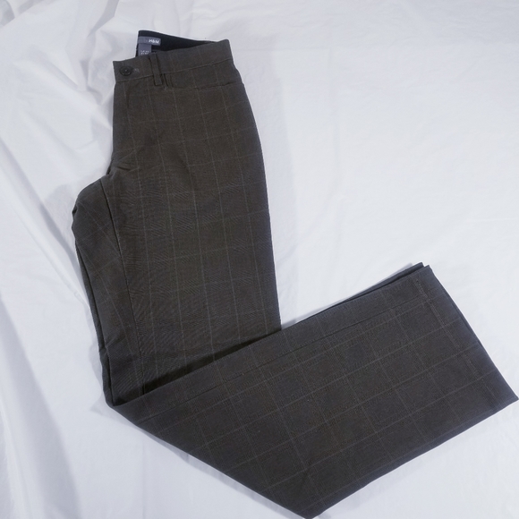 H&M Brown patterned pants size 30R - Picture 2 of 6